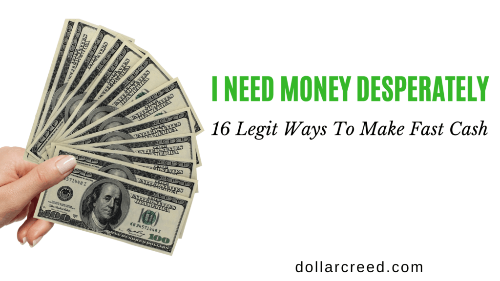 Image of I need money desperately